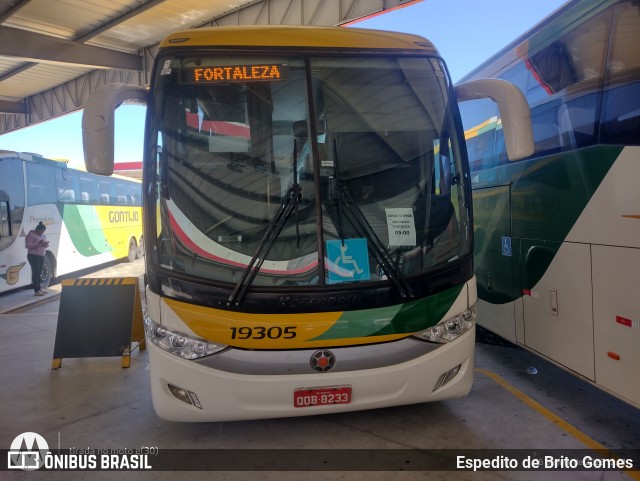 Empresa Gontijo de Transportes 19305 na cidade de Estiva, Minas Gerais, Brasil, por Espedito de Brito Gomes. Número da foto: #13186245.
