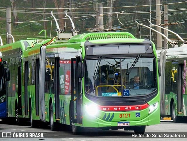 Next Mobilidade - ABC Sistema de Transporte 8121 na cidade de São Bernardo do Campo, São Paulo, Brasil, por Heitor de Sena Sapaterro. Número da foto: #13184267.