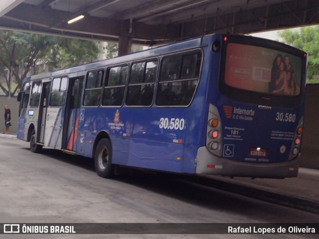 Empresa de Ônibus Vila Galvão 30.580 na cidade de São Paulo, São Paulo, Brasil, por Rafael Lopes de Oliveira. Número da foto: #13187108.