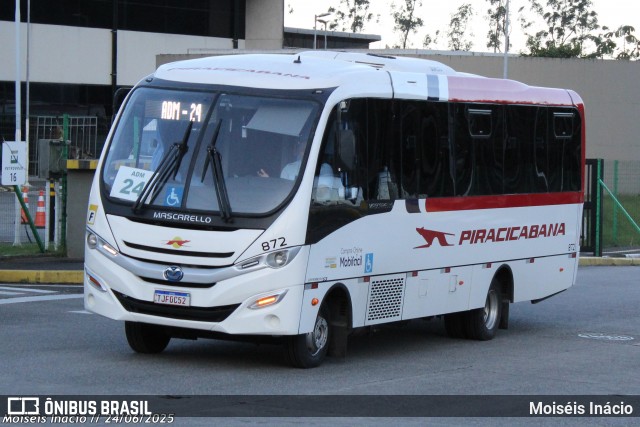 Viação Piracicabana 872 na cidade de Cubatão, São Paulo, Brasil, por Moiséis Inácio. Número da foto: #13186090.