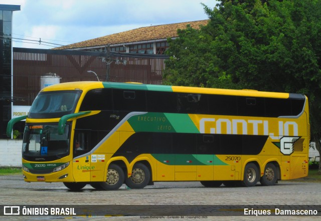 Empresa Gontijo de Transportes 25070 na cidade de Eunápolis, Bahia, Brasil, por Eriques  Damasceno. Número da foto: #13187240.