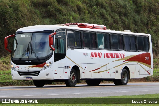 Viação Novo Horizonte 302 na cidade de Muriaé, Minas Gerais, Brasil, por Lucas Oliveira. Número da foto: #13184680.