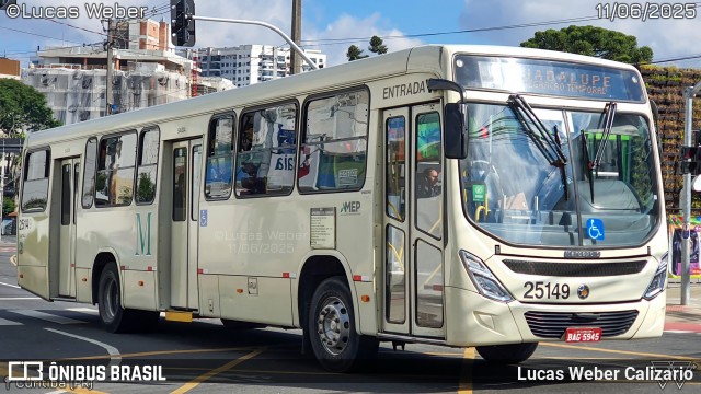 Viação Castelo Branco 25149 na cidade de Curitiba, Paraná, Brasil, por Lucas Weber Calizario. Número da foto: #13187238.