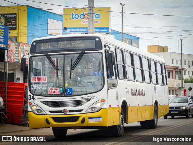 Transportes Guanabara 134 na cidade de Extremoz, Rio Grande do Norte, Brasil, por Iago Vasconcelos. Número da foto: #13184234.