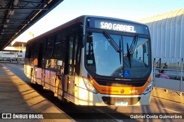 Viação Cuiabá 44118 na cidade de Belo Horizonte, Minas Gerais, Brasil, por Gabriel Costa Guimarães. Número da foto: #13185720.