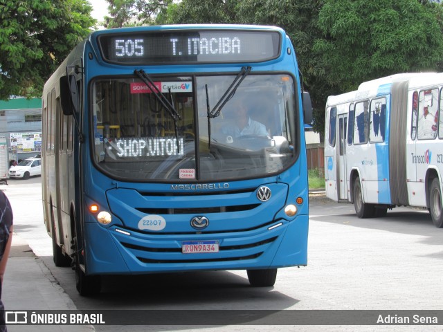Nova Transporte 22307 na cidade de Serra, Espírito Santo, Brasil, por Adrian Sena. Número da foto: #13186774.