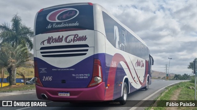 World Buss 2106 na cidade de Aparecida, São Paulo, Brasil, por Fábio Paixão. Número da foto: #13184349.