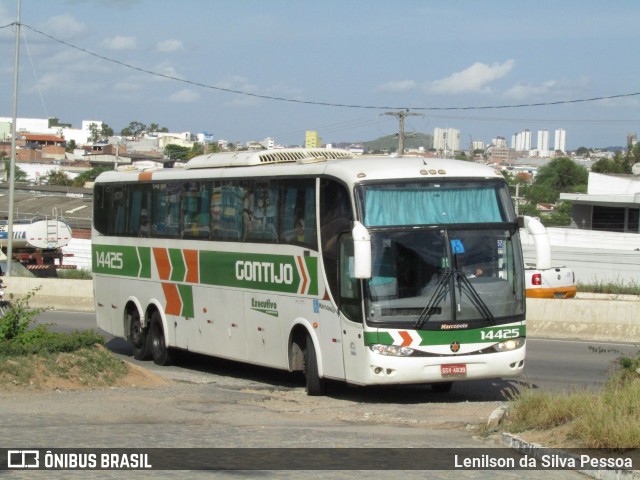 Empresa Gontijo de Transportes 14425 na cidade de Caruaru, Pernambuco, Brasil, por Lenilson da Silva Pessoa. Número da foto: #13185757.