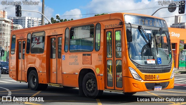 Transporte Coletivo Glória BI884 na cidade de Curitiba, Paraná, Brasil, por Lucas Weber Calizario. Número da foto: #13187242.
