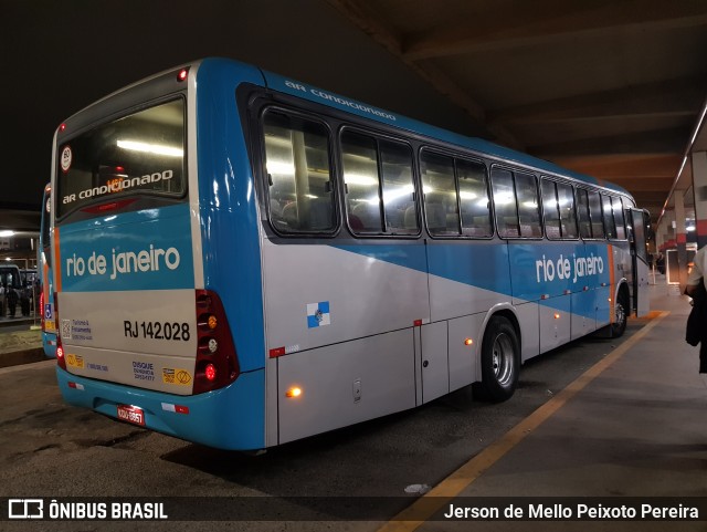 Expresso Rio de Janeiro RJ 142.028 na cidade de Niterói, Rio de Janeiro, Brasil, por Jerson de Mello Peixoto Pereira. Número da foto: #13185171.