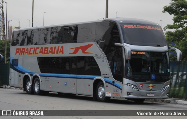 Viação Piracicabana 212405 na cidade de São Paulo, São Paulo, Brasil, por Vicente de Paulo Alves. Número da foto: #13184887.