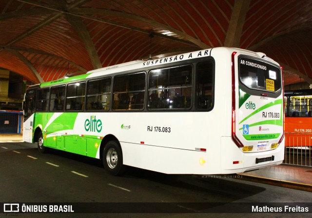Viação Elite RJ 176.083 na cidade de Barra Mansa, Rio de Janeiro, Brasil, por Matheus Freitas. Número da foto: #13187014.