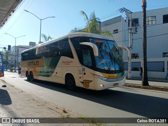 Empresa Gontijo de Transportes 18495 na cidade de Ipatinga, Minas Gerais, Brasil, por Celso ROTA381. Número da foto: #13184710.