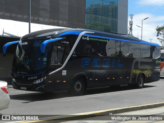 Fácil Transportes e Turismo RJ 140.012 na cidade de Rio de Janeiro, Rio de Janeiro, Brasil, por Wellington de Jesus Santos. Número da foto: #13185671.