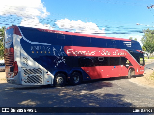 Expresso São Luiz 10190 na cidade de Cuiabá, Mato Grosso, Brasil, por Luís Barros. Número da foto: #13186260.