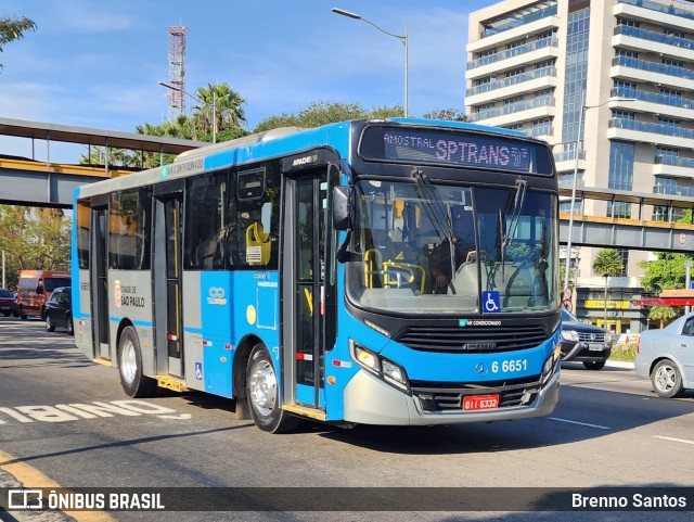 Transwolff Transportes e Turismo 6 6651 na cidade de São Paulo, São Paulo, Brasil, por Brenno Santos. Número da foto: #13184287.