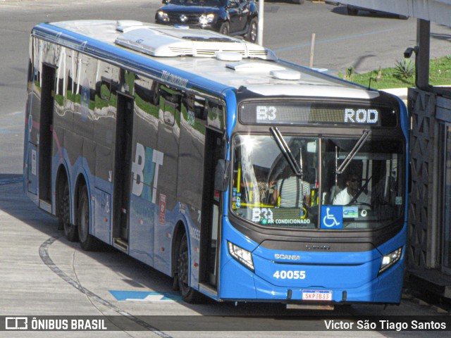 BRT Salvador 40055 na cidade de Salvador, Bahia, Brasil, por Victor São Tiago Santos. Número da foto: #13186880.