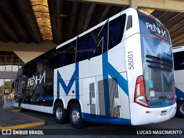 Empresa de Ônibus Nossa Senhora da Penha 58001 na cidade de Lages, Santa Catarina, Brasil, por LUCAS NASCIMENTO. Número da foto: #13186715.
