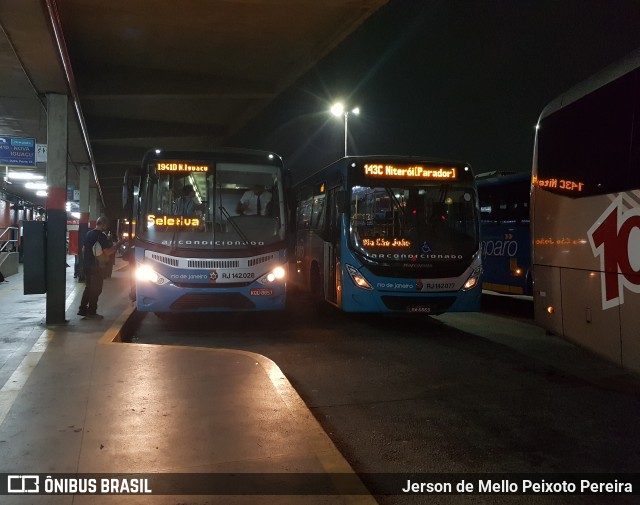 Expresso Rio de Janeiro RJ 142.028 na cidade de Niterói, Rio de Janeiro, Brasil, por Jerson de Mello Peixoto Pereira. Número da foto: #13185165.