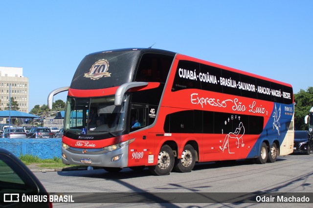 Expresso São Luiz 9080 na cidade de São Paulo, São Paulo, Brasil, por Odair Machado. Número da foto: #13184282.