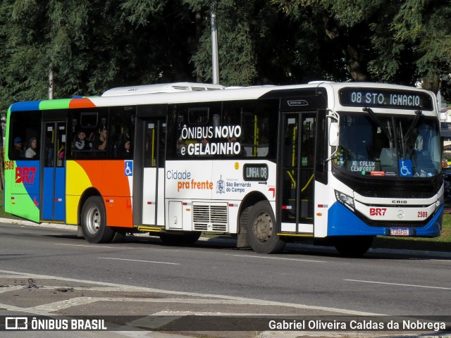 BR7 Mobilidade 2509 na cidade de São Bernardo do Campo, São Paulo, Brasil, por Gabriel Oliveira Caldas da Nobrega. Número da foto: #13183983.