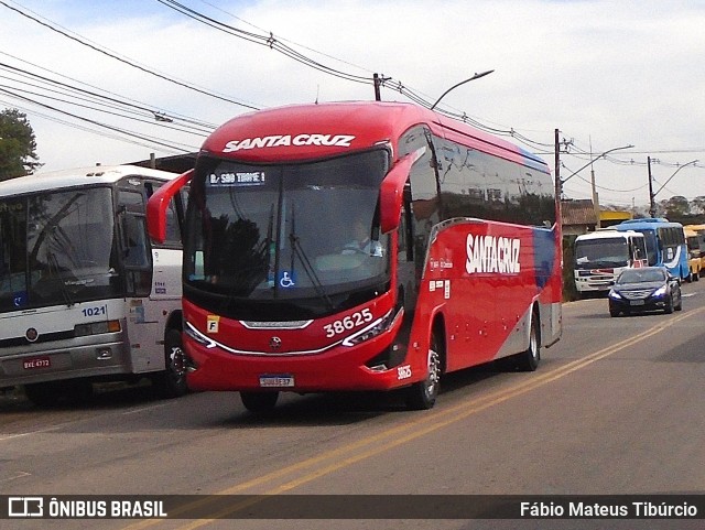 Viação Santa Cruz 38625 na cidade de Três Corações, Minas Gerais, Brasil, por Fábio Mateus Tibúrcio. Número da foto: #13185789.