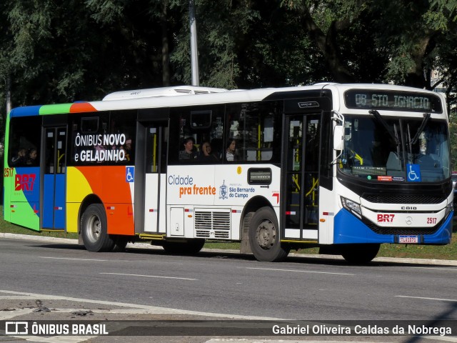 BR7 Mobilidade 2517 na cidade de São Bernardo do Campo, São Paulo, Brasil, por Gabriel Oliveira Caldas da Nobrega. Número da foto: #13183984.
