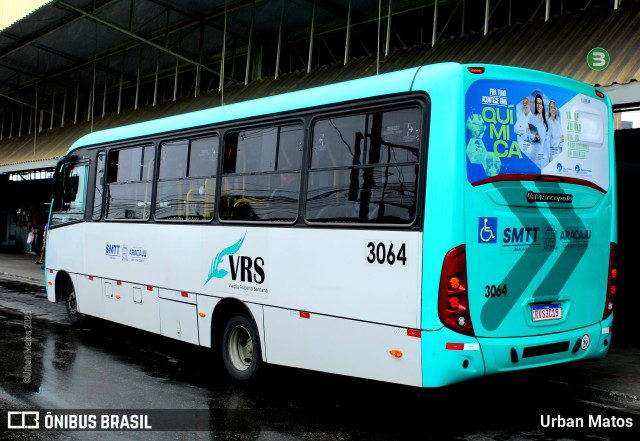 VRS - Viação Roberto Santana 3064 na cidade de Aracaju, Sergipe, Brasil, por Urban Matos. Número da foto: #13185968.
