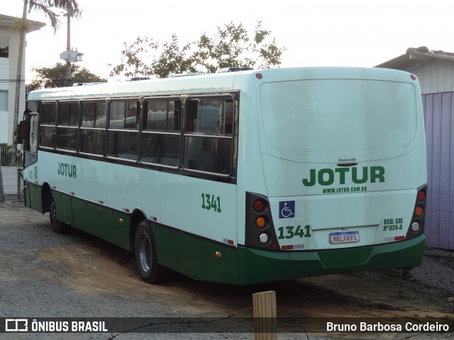 Jotur - Auto Ônibus e Turismo Josefense 1341 na cidade de Santo Amaro da Imperatriz, Santa Catarina, Brasil, por Bruno Barbosa Cordeiro. Número da foto: #13234700.