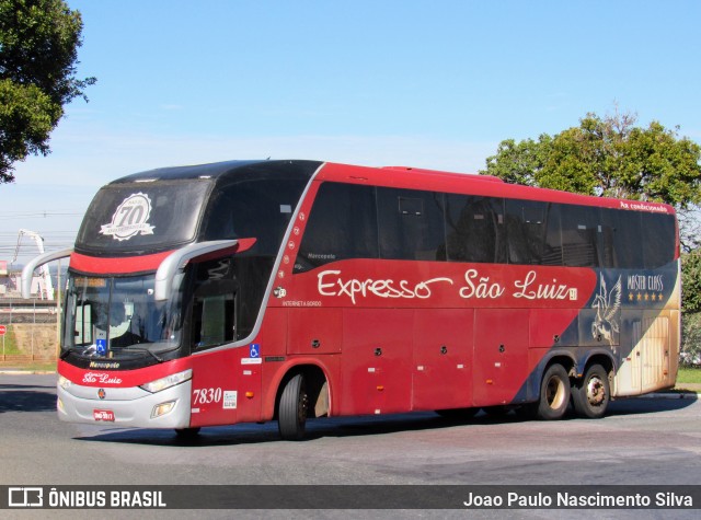 Expresso São Luiz 7830 na cidade de Brasília, Distrito Federal, Brasil, por Joao Paulo Nascimento Silva. Número da foto: #13233303.