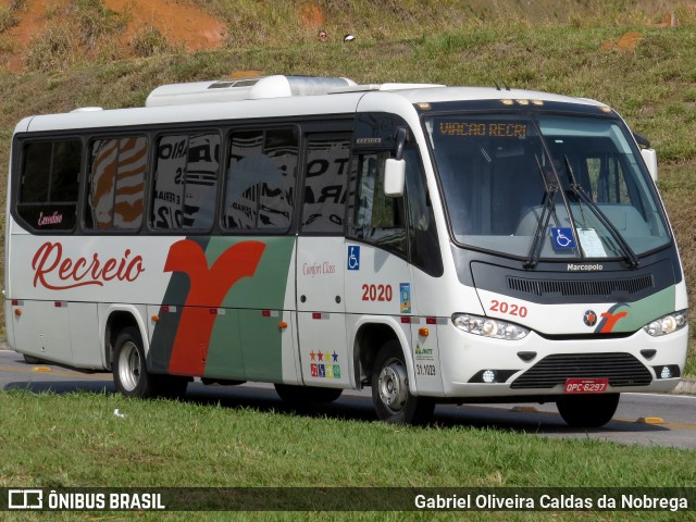 Viação Recreio 2020 na cidade de Aparecida, São Paulo, Brasil, por Gabriel Oliveira Caldas da Nobrega. Número da foto: #13232612.