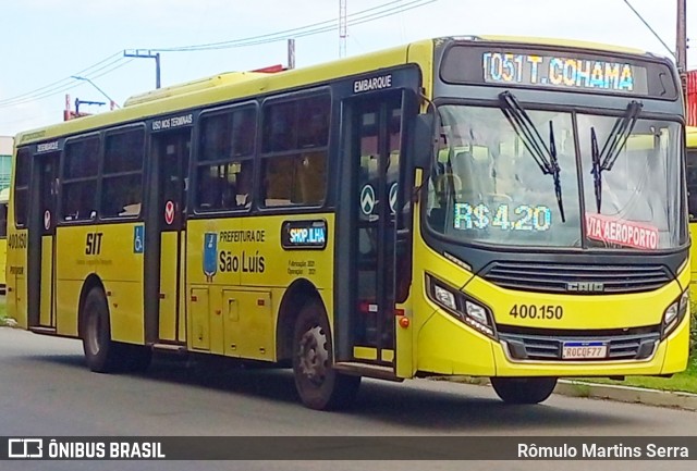 Viação Primor 400.150 na cidade de São Luís, Maranhão, Brasil, por Rômulo Martins Serra. Número da foto: #13232212.