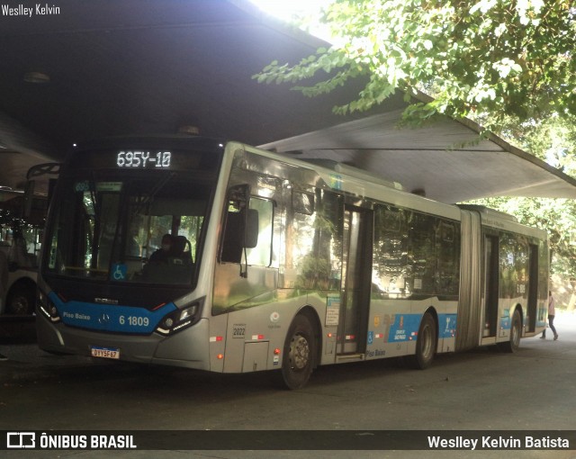 Viação Grajaú S.A. 6 1809 na cidade de São Paulo, São Paulo, Brasil, por Weslley Kelvin Batista. Número da foto: #13232707.