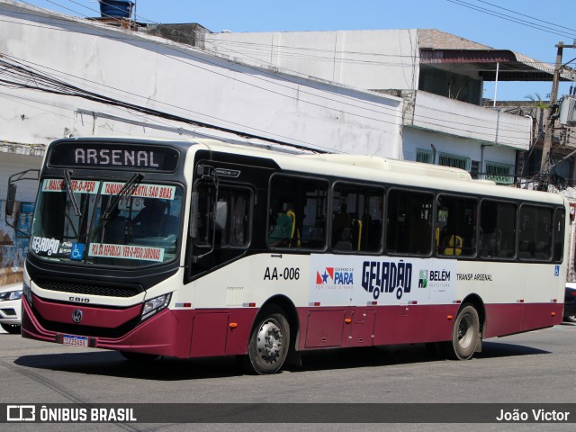 Transportadora Arsenal AA-006 na cidade de Belém, Pará, Brasil, por João Victor. Número da foto: #13233016.