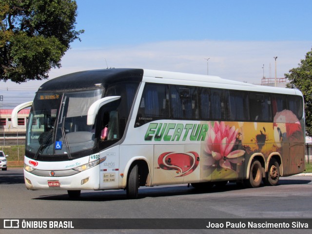 Eucatur - Empresa União Cascavel de Transportes e Turismo 4932 na cidade de Brasília, Distrito Federal, Brasil, por Joao Paulo Nascimento Silva. Número da foto: #13233353.