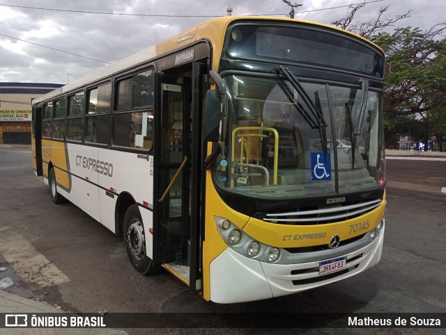 CT Expresso 70145 na cidade de Luziânia, Goiás, Brasil, por Matheus de Souza. Número da foto: #13232278.