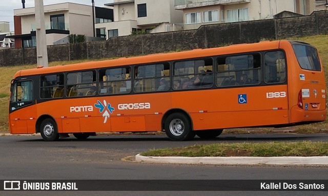 VCG - Viação Campos Gerais 1383 na cidade de Ponta Grossa, Paraná, Brasil, por Kallel Dos Santos. Número da foto: #13233164.