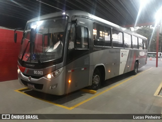 Empresa de Ônibus Pássaro Marron 90.003 na cidade de Campos do Jordão, São Paulo, Brasil, por Lucas Pinheiro. Número da foto: #13233937.