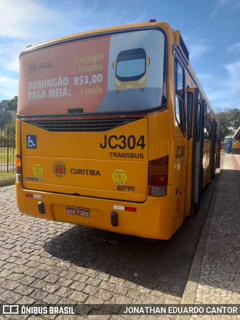 Expresso Azul JC304 na cidade de Curitiba, Paraná, Brasil, por JONATHAN EDUARDO CANTOR. Número da foto: #13232081.