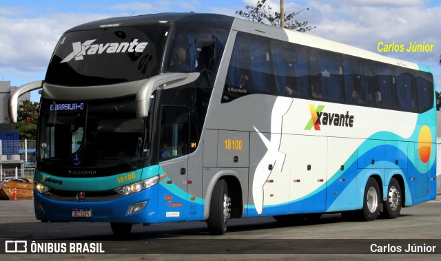 Viação Xavante 18100 na cidade de Goiânia, Goiás, Brasil, por Carlos Júnior. Número da foto: #13233685.