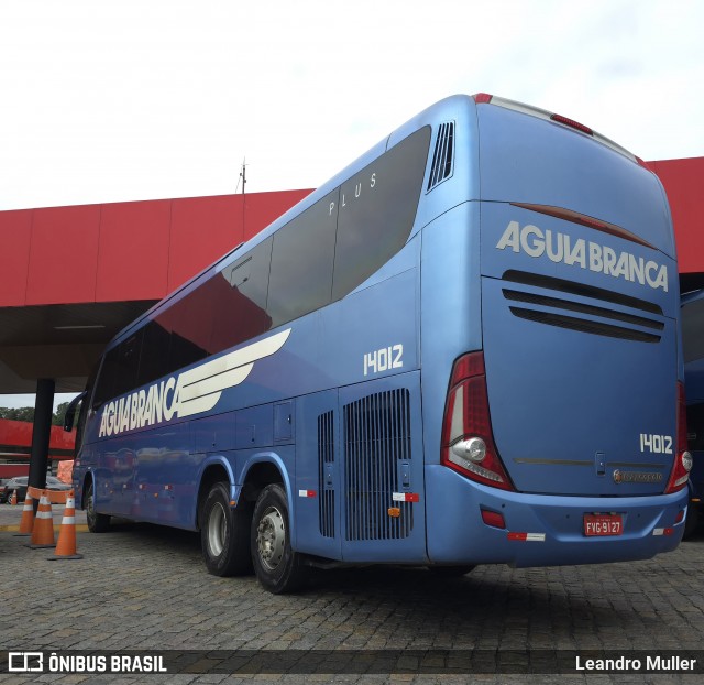 Viação Águia Branca 14012 na cidade de Pariquera-Açu, São Paulo, Brasil, por Leandro Muller. Número da foto: #13234588.