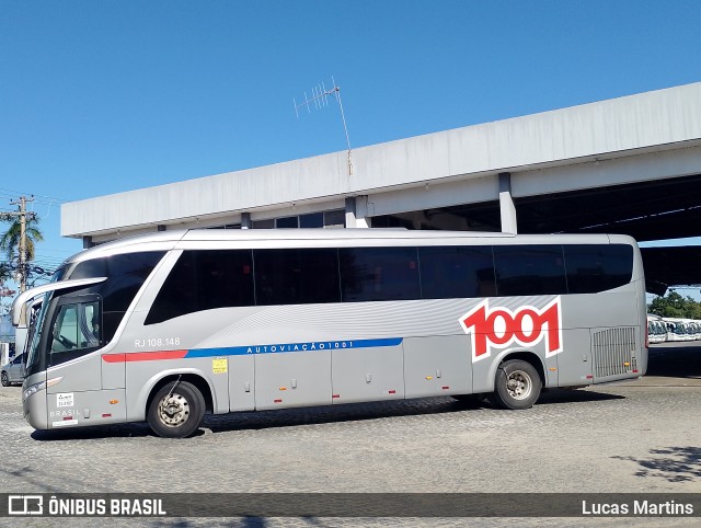 Auto Viação 1001 RJ 108.148 na cidade de Campos dos Goytacazes, Rio de Janeiro, Brasil, por Lucas Martins. Número da foto: #13233956.