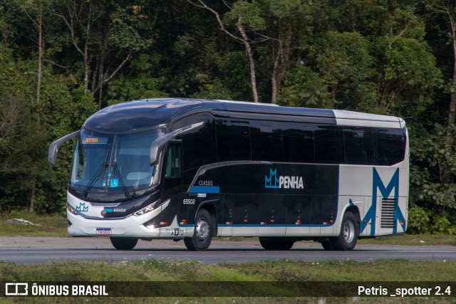 Empresa de Ônibus Nossa Senhora da Penha 65502 na cidade de Garuva, Santa Catarina, Brasil, por Petris _spotter 2.4. Número da foto: #13234091.
