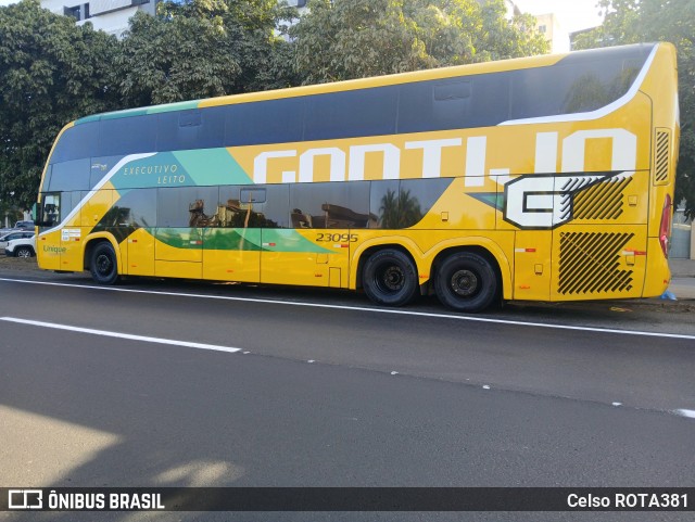 Empresa Gontijo de Transportes 23095 na cidade de Ipatinga, Minas Gerais, Brasil, por Celso ROTA381. Número da foto: #13233882.