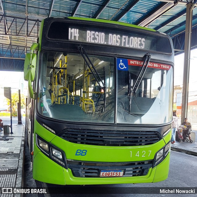 BB Transportes e Turismo 1427 na cidade de Itapevi, São Paulo, Brasil, por Michel Nowacki. Número da foto: #13234624.