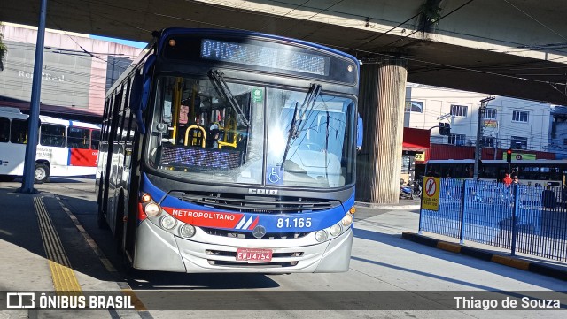 Next Mobilidade - ABC Sistema de Transporte 81.165 na cidade de Santo André, São Paulo, Brasil, por Thiago de Souza. Número da foto: #13232021.