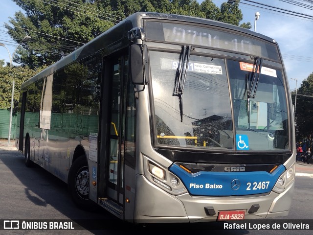 Sambaíba Transportes Urbanos 2 2467 na cidade de São Paulo, São Paulo, Brasil, por Rafael Lopes de Oliveira. Número da foto: #13234340.