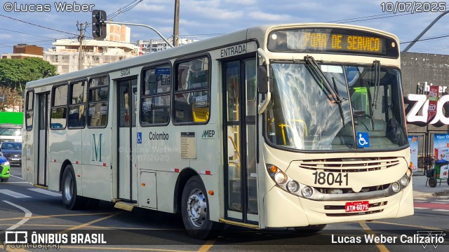 Viação Santo Ângelo 18041 na cidade de Curitiba, Paraná, Brasil, por Lucas Weber Calizario. Número da foto: #13234555.