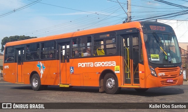 VCG - Viação Campos Gerais 1375 na cidade de Ponta Grossa, Paraná, Brasil, por Kallel Dos Santos. Número da foto: #13232018.