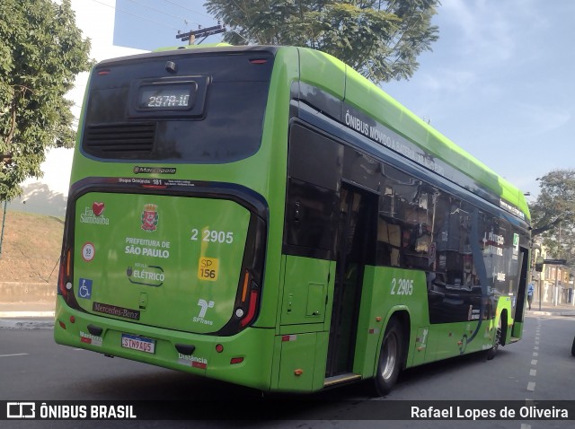Sambaíba Transportes Urbanos 2 2905 na cidade de São Paulo, São Paulo, Brasil, por Rafael Lopes de Oliveira. Número da foto: #13231948.